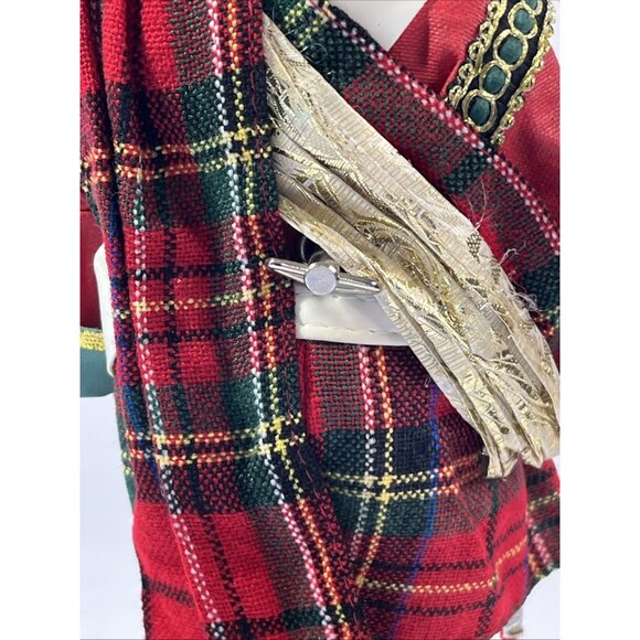 Kurt Adler Ceramic Scottish Musical Christmas Santa Scepter Royalty Wind-up - Picture 4 of 7